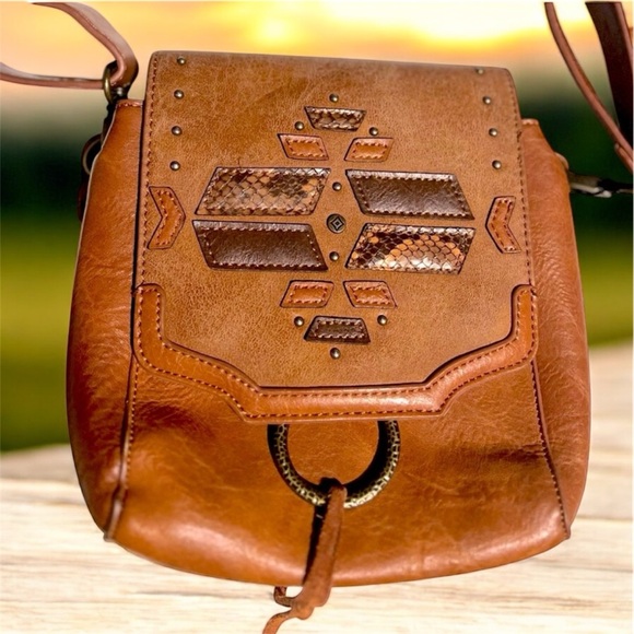 NWOT Aztec Western crossbody purse - Picture 1 of 11